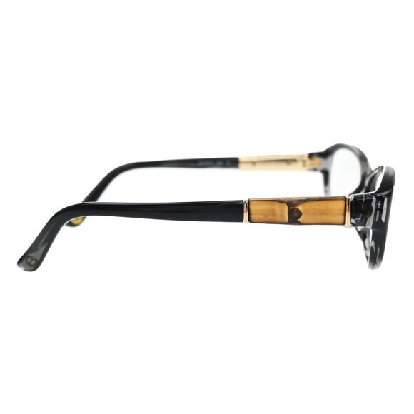 GUCCI GG Logo Bamboo Glasses Reading Eye Were Plastic GG-8002/F Black 04KA757 - Picture 16 of 16